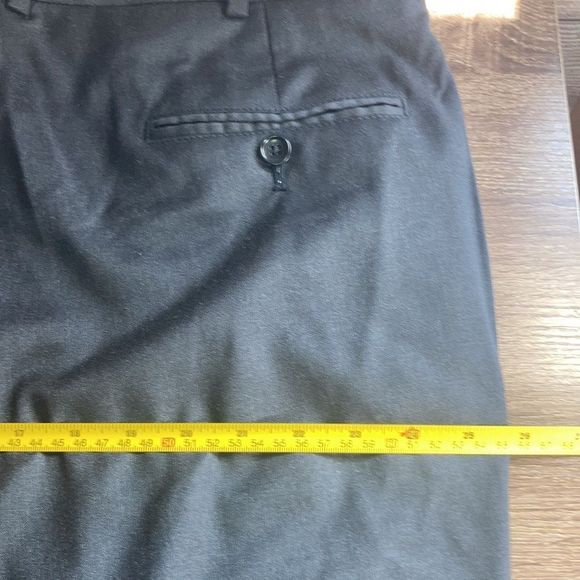 Mens Brooks Brothers Regent Fit Charcoal Reda Flexo Merino Wool Trousers 42x27 - Picture 11 of 13